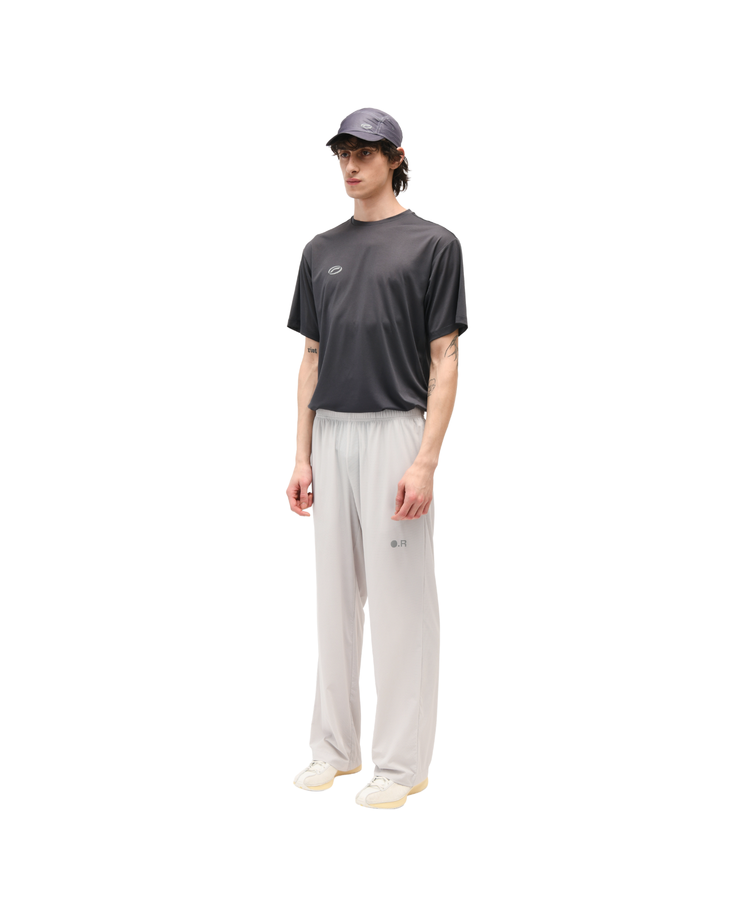 Perforated Wide Pants