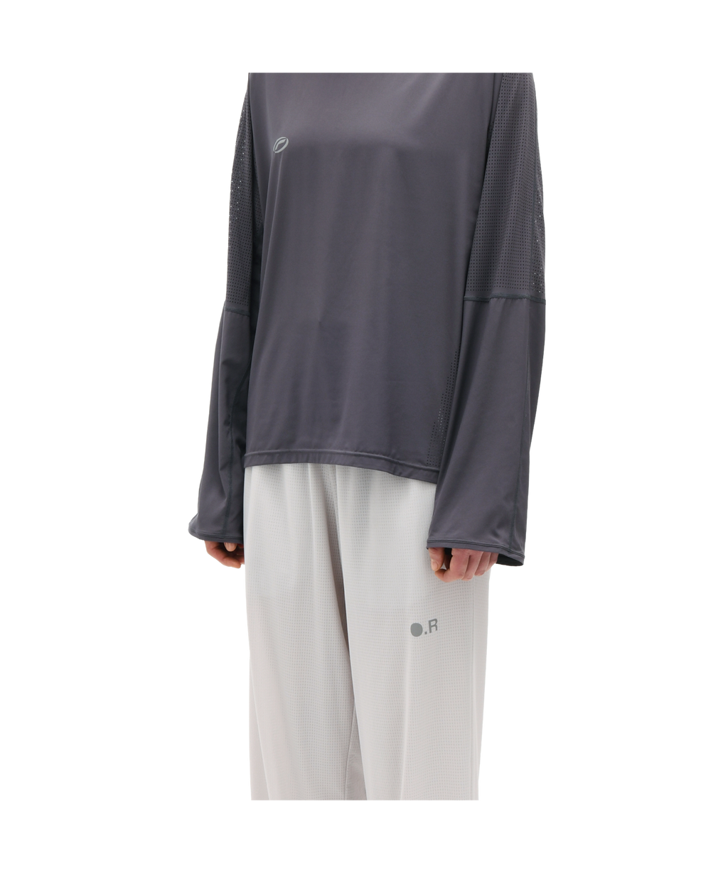Perforated Wide Pants