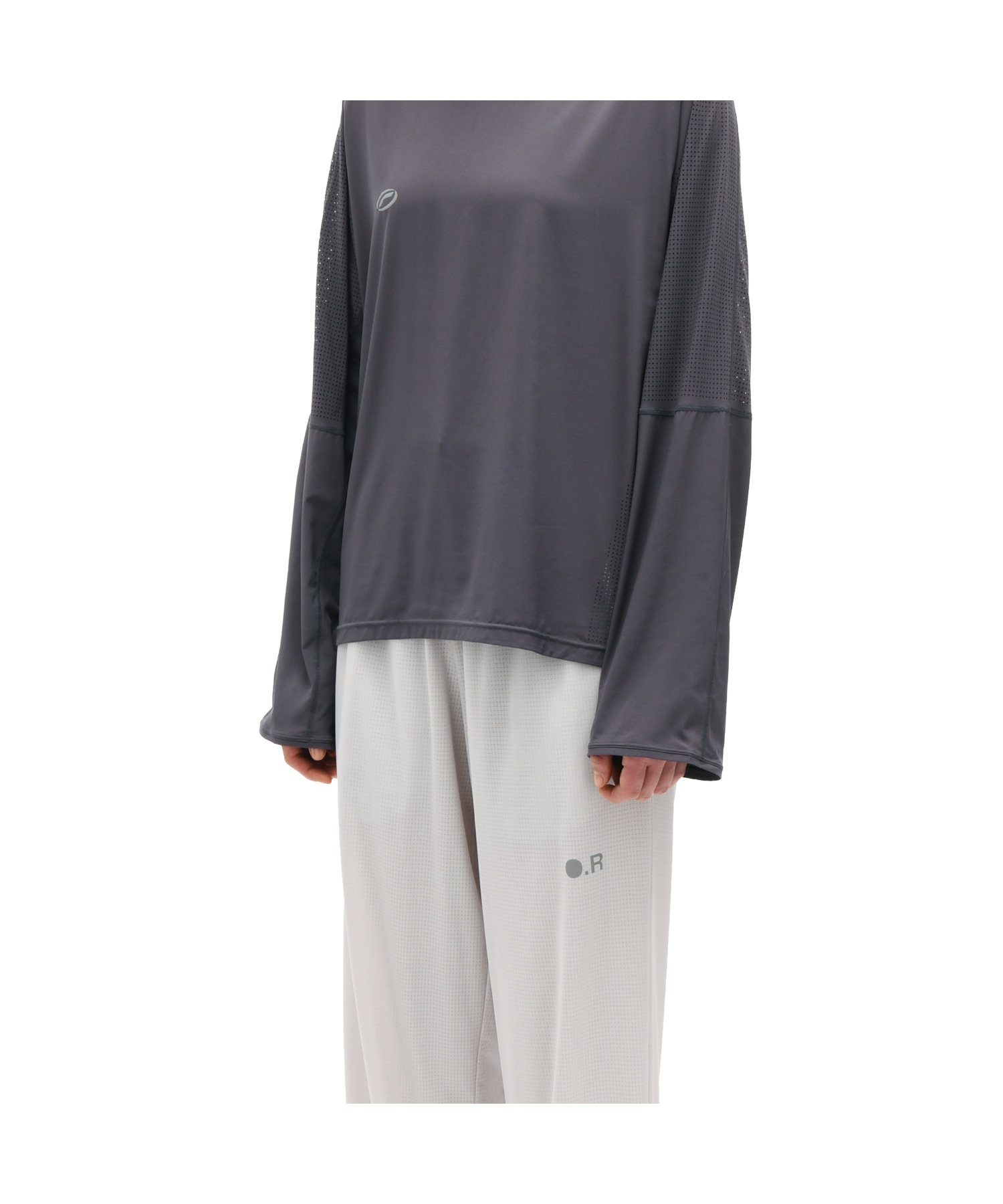 Perforated Wide Pants
